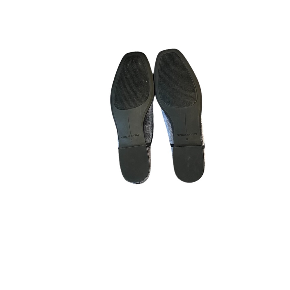 CHELSEA & VIOLET EUC Slip On Loafer in Blue Velvet Women Size 8 - Picture 8 of 10